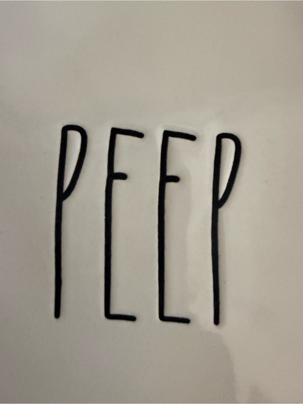 RAE DUNN - Set of 5 PEEP Plates - Picture 2 of 7